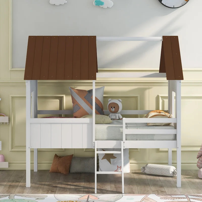 Lit cabane mezzanine simple