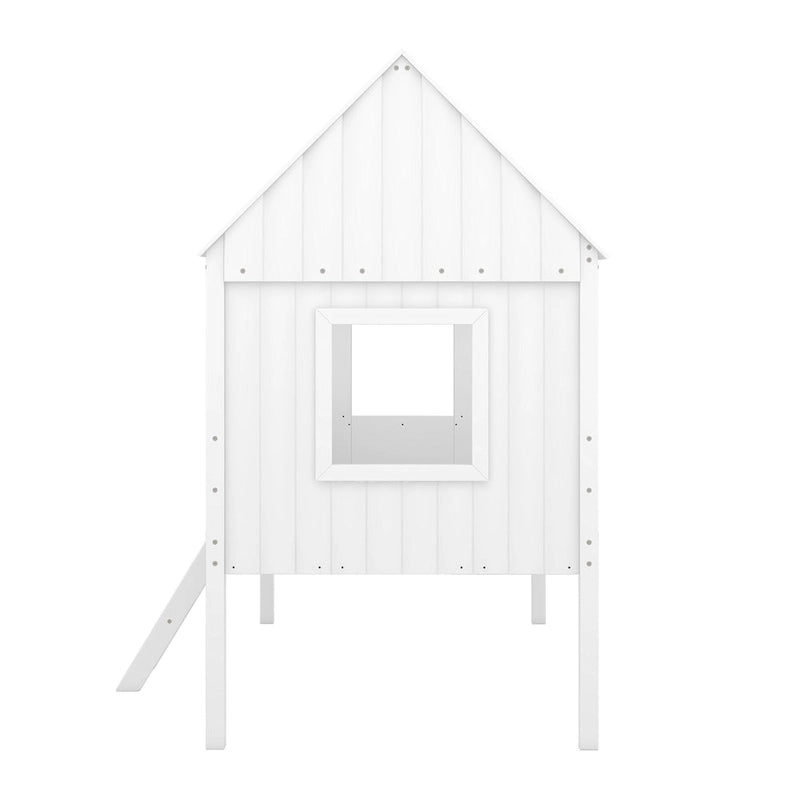 Twin Size Low Loft House Bed