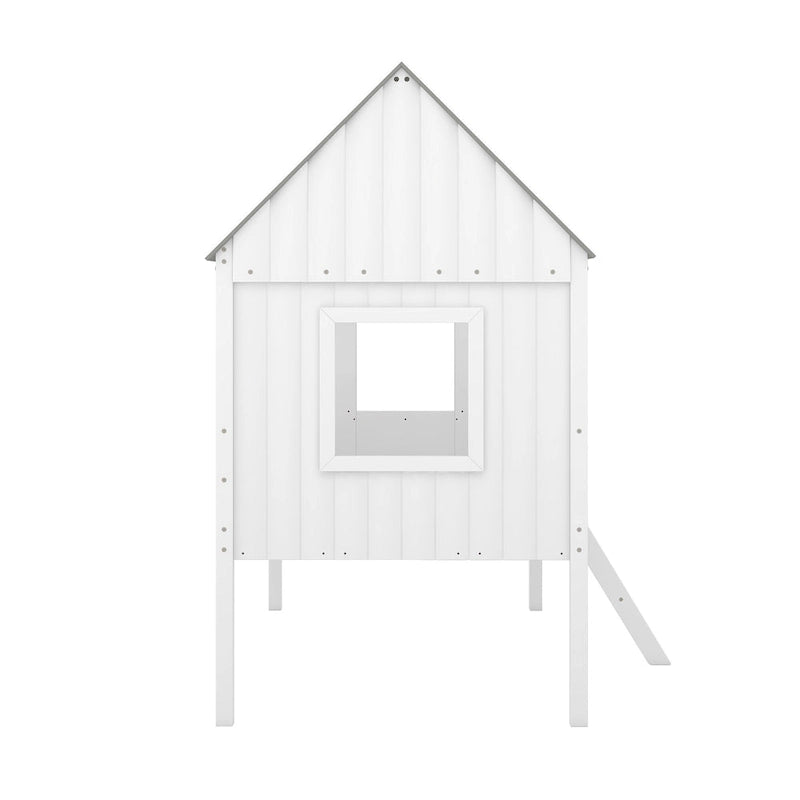 Twin Size Low Loft House Bed