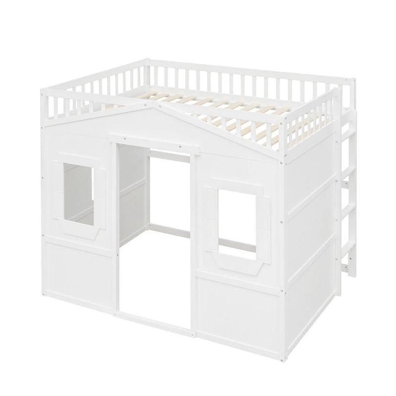 Full House Loft Bed with Gaming Area