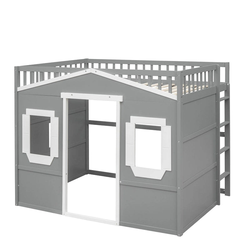 Full House Loft Bed with Gaming Area