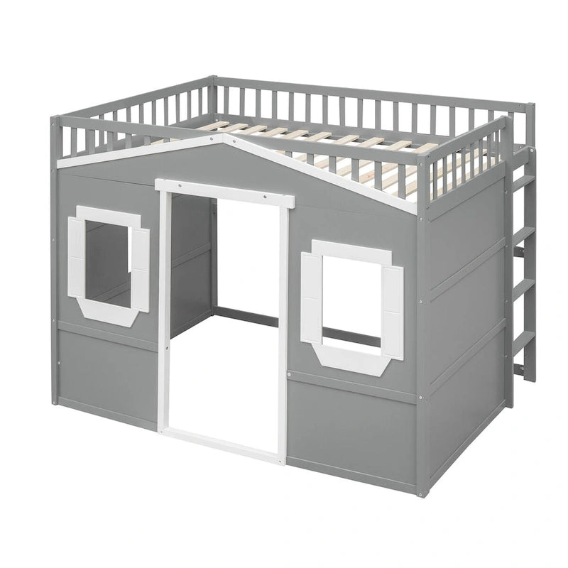 Full House Loft Bed with Gaming Area