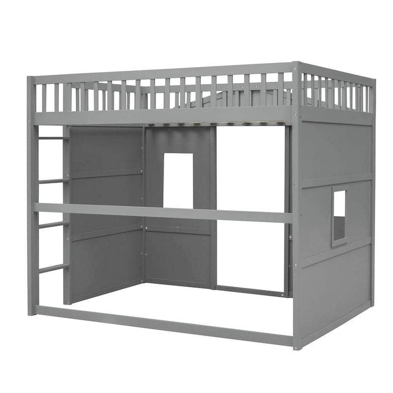 Full House Loft Bed with Gaming Area