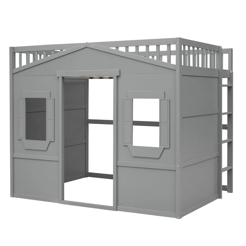 Full House Loft Bed with Gaming Area
