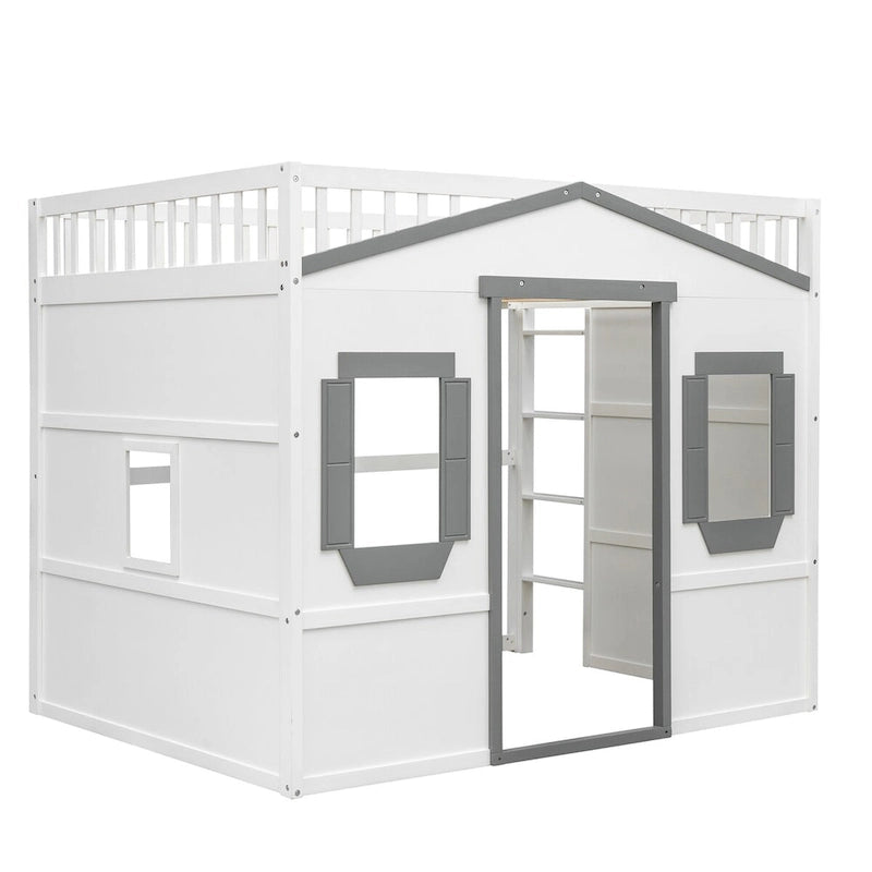 Full House Loft Bed with Gaming Area