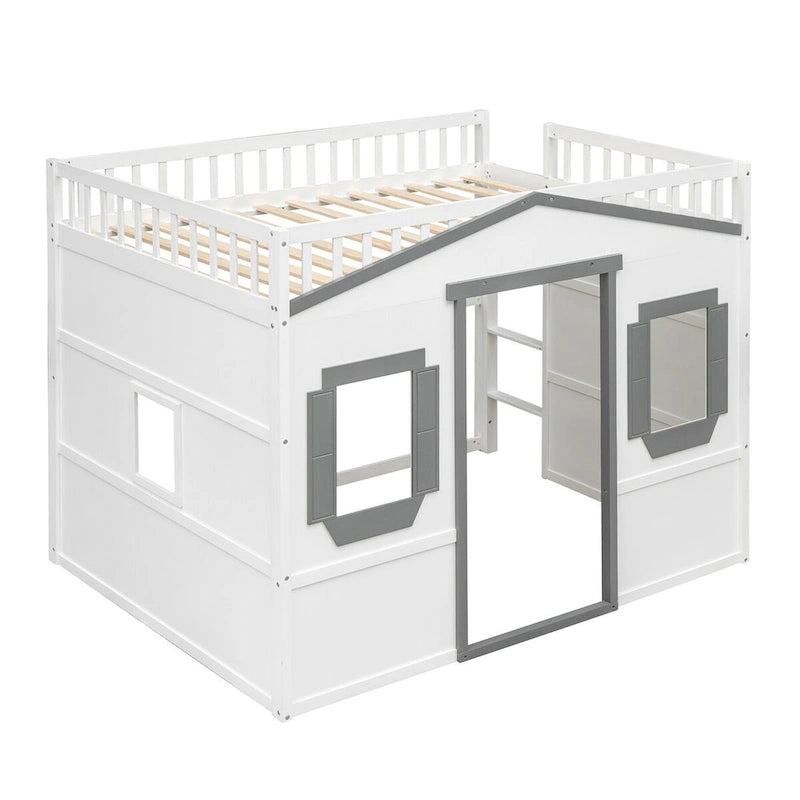 Full House Loft Bed with Gaming Area
