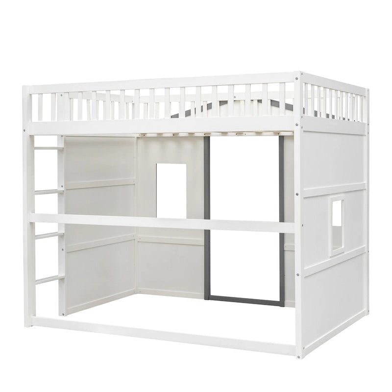 Full House Loft Bed with Gaming Area