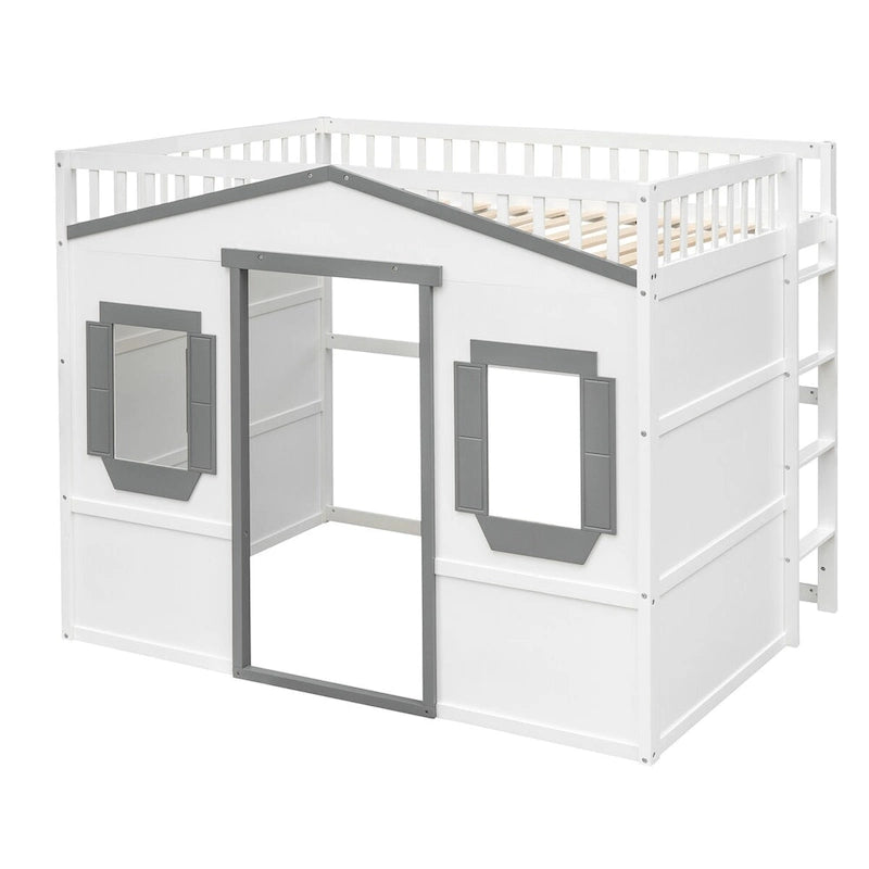 Full House Loft Bed with Gaming Area